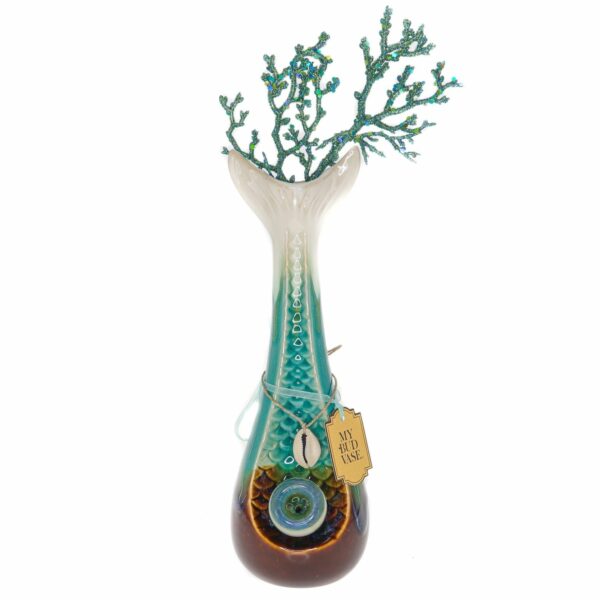 Shop My Bud Vase “Yemaya” Mermaid Bong in australian