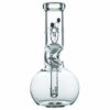 Shop Nucleus 8” Clear Glass Zong Neck Bubble Beaker Bong in australian