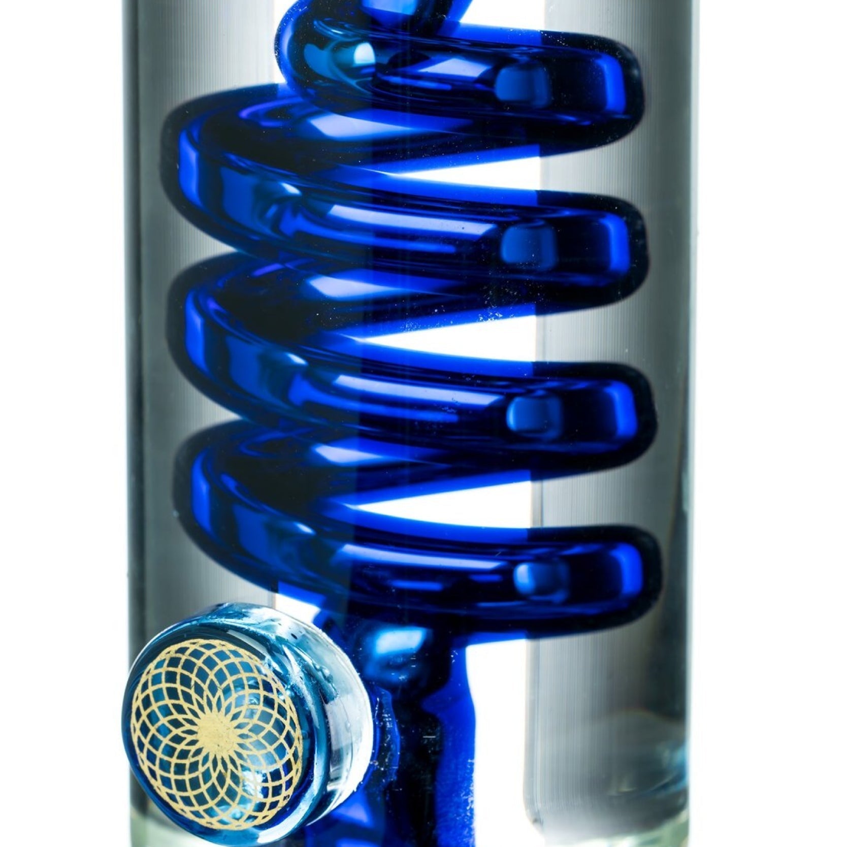 Shop Nucleus 13” Freezable Glycerin Coil Inline Perc Bong in australian