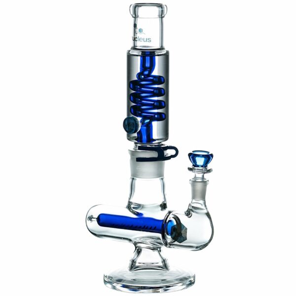 Shop Nucleus 13” Freezable Glycerin Coil Inline Perc Bong in australian