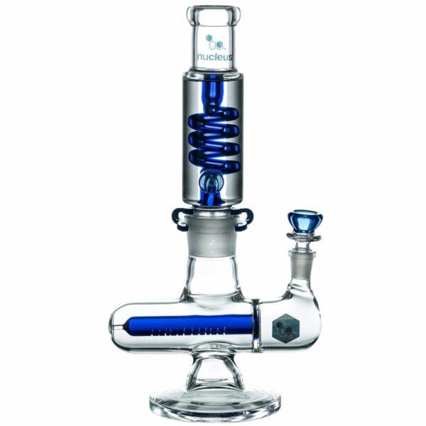 Shop Nucleus 13” Freezable Glycerin Coil Inline Perc Bong in australian