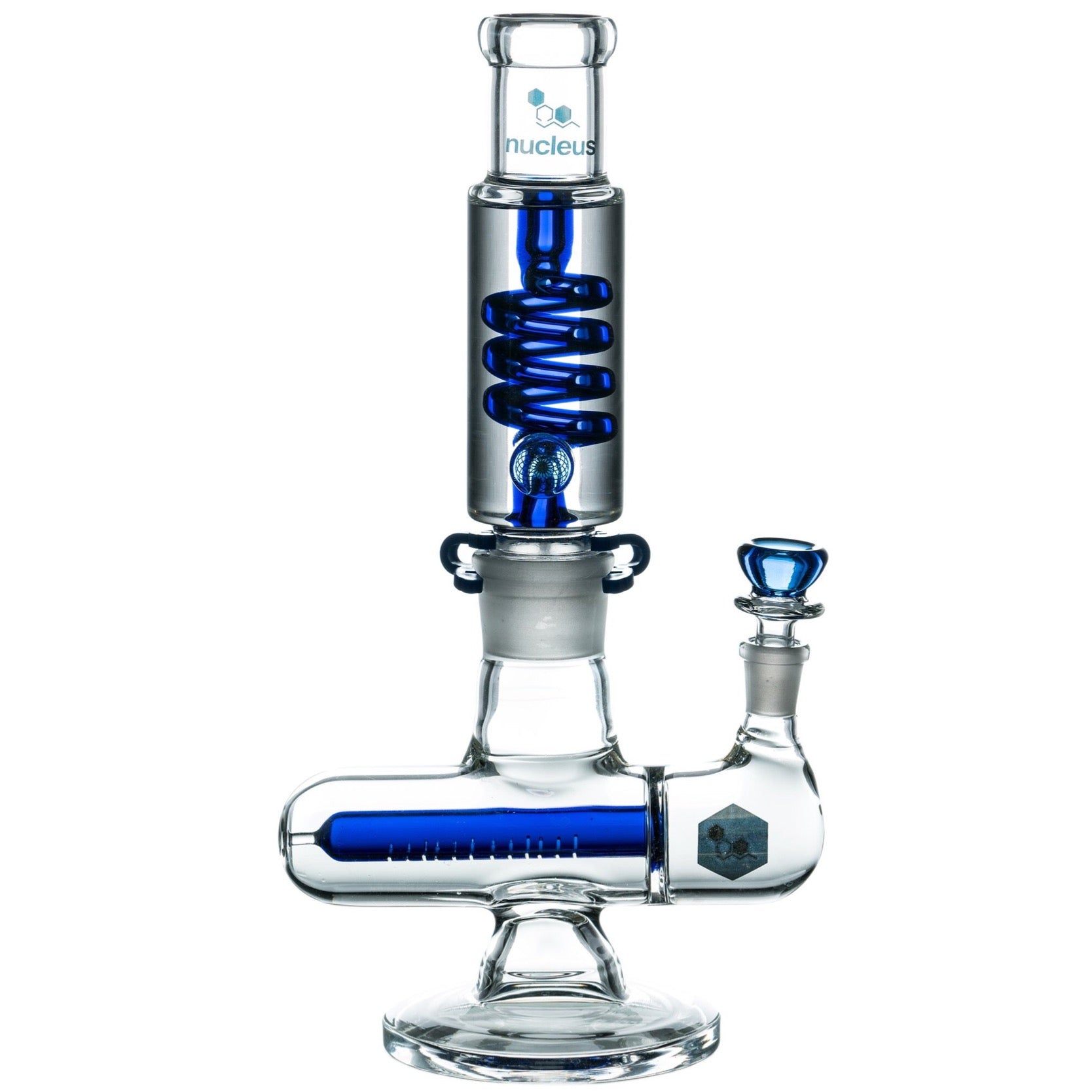 Shop Nucleus 13” Freezable Glycerin Coil Inline Perc Bong in australian