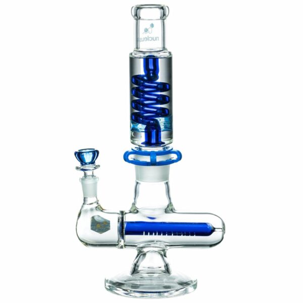 Shop Nucleus 13” Freezable Glycerin Coil Inline Perc Bong in australian