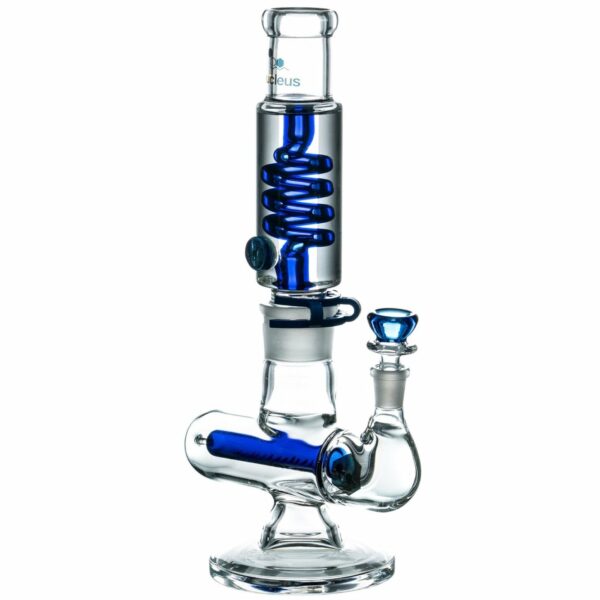 Shop Nucleus 13” Freezable Glycerin Coil Inline Perc Bong in australian