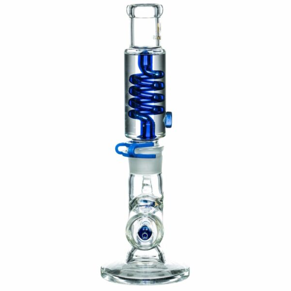 Shop Nucleus 13” Freezable Glycerin Coil Inline Perc Bong in australian