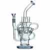 Shop Nucleus 11” Half Fab Egg Triple Recycler Bong in australian