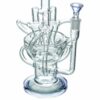 Shop Nucleus 11” Half Fab Egg Triple Recycler Bong in australian