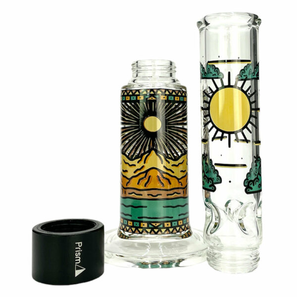 Shop Prism Pipes 15” Desert Dream’n Honeycomb Perc Straight Tube Bong in australian