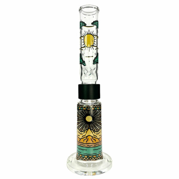 Shop Prism Pipes 15” Desert Dream’n Honeycomb Perc Straight Tube Bong in australian