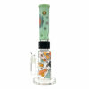 Shop Prism Pipes 15” Flower Power Honeycomb Perc Straight Tube Bong in australian