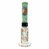 Shop Prism Pipes 15” Flower Power Honeycomb Perc Straight Tube Bong in australian