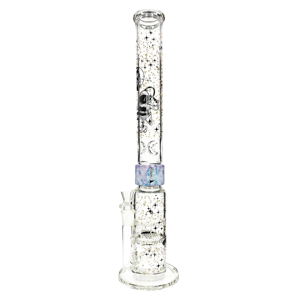 Shop Prism Pipes 19” Spaced Out Honeycomb Perc Straight Tube Bong in australian