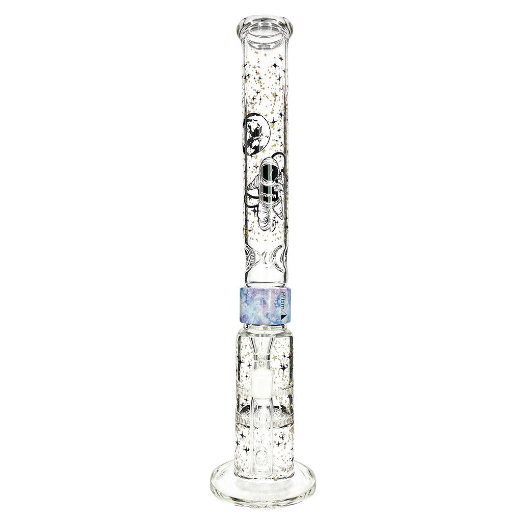 Shop Prism Pipes 19” Spaced Out Honeycomb Perc Straight Tube Bong in australian
