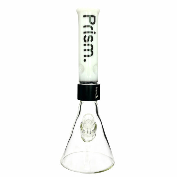 Shop Prism Pipes 14” White Prism Beaker Bong in australian