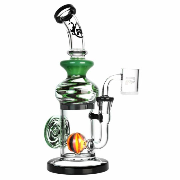 Shop Pulsar 9.5” High Contrast Ball Perc Dab Rig in australian