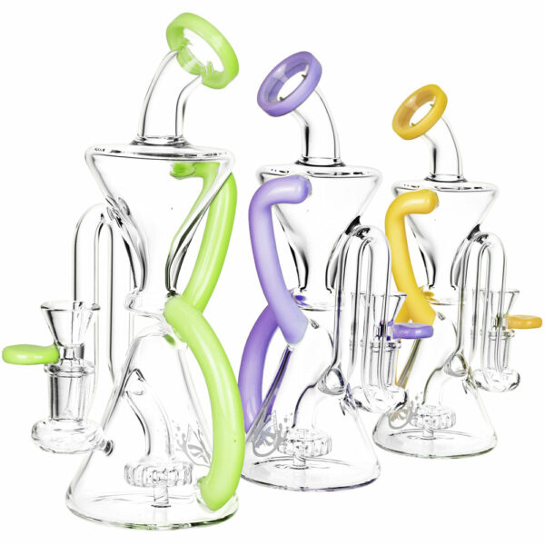 Shop Pulsar 8” Hourglass Recycler Bong in australian