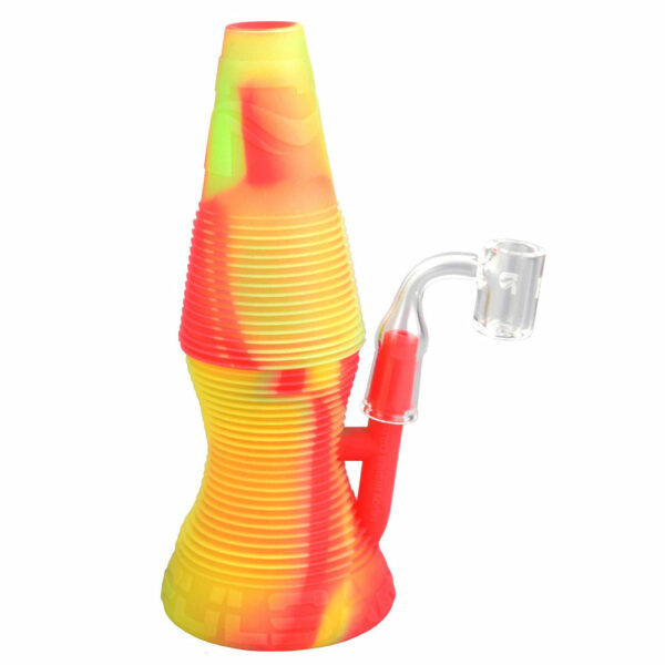 Shop Pulsar 8” Lava Flow Silicone Dab Rig in australian