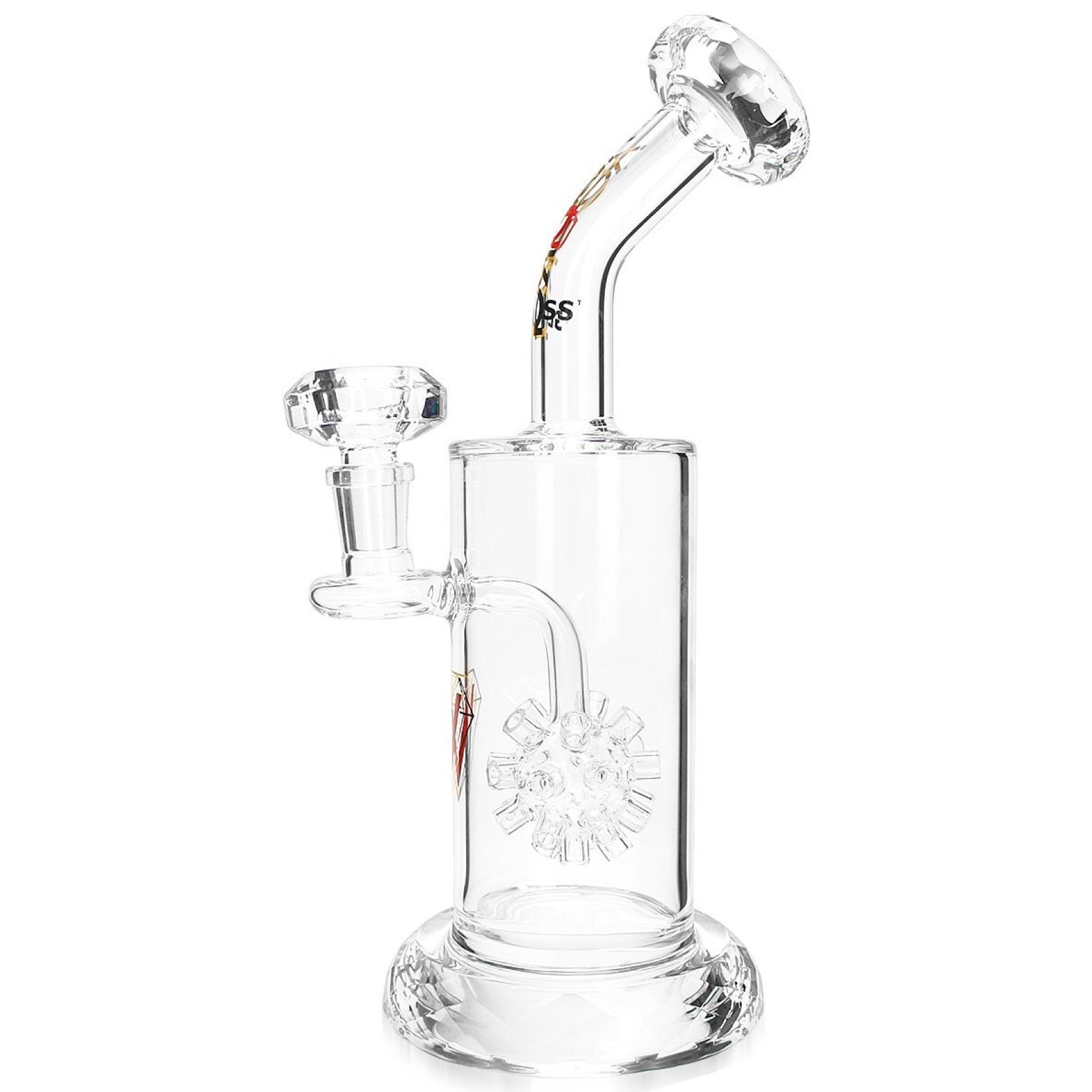 Shop Vodka Glass "Diamond Rose" - 12” Diamond Series Bong in australian