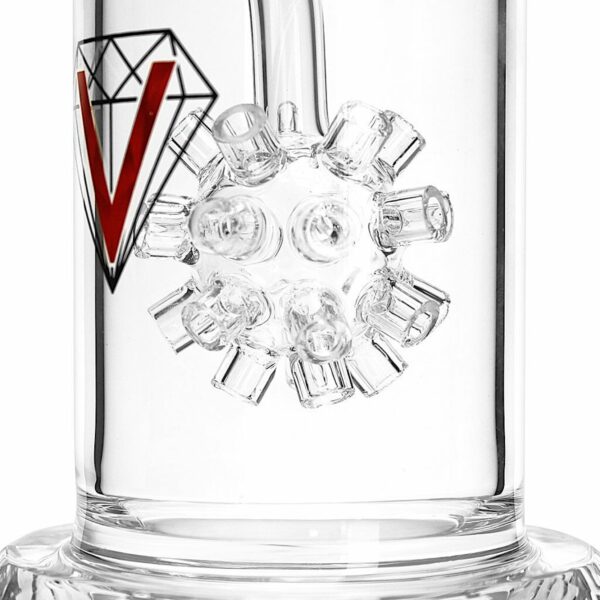 Shop Vodka Glass "Diamond Rose" - 12” Diamond Series Bong in australian