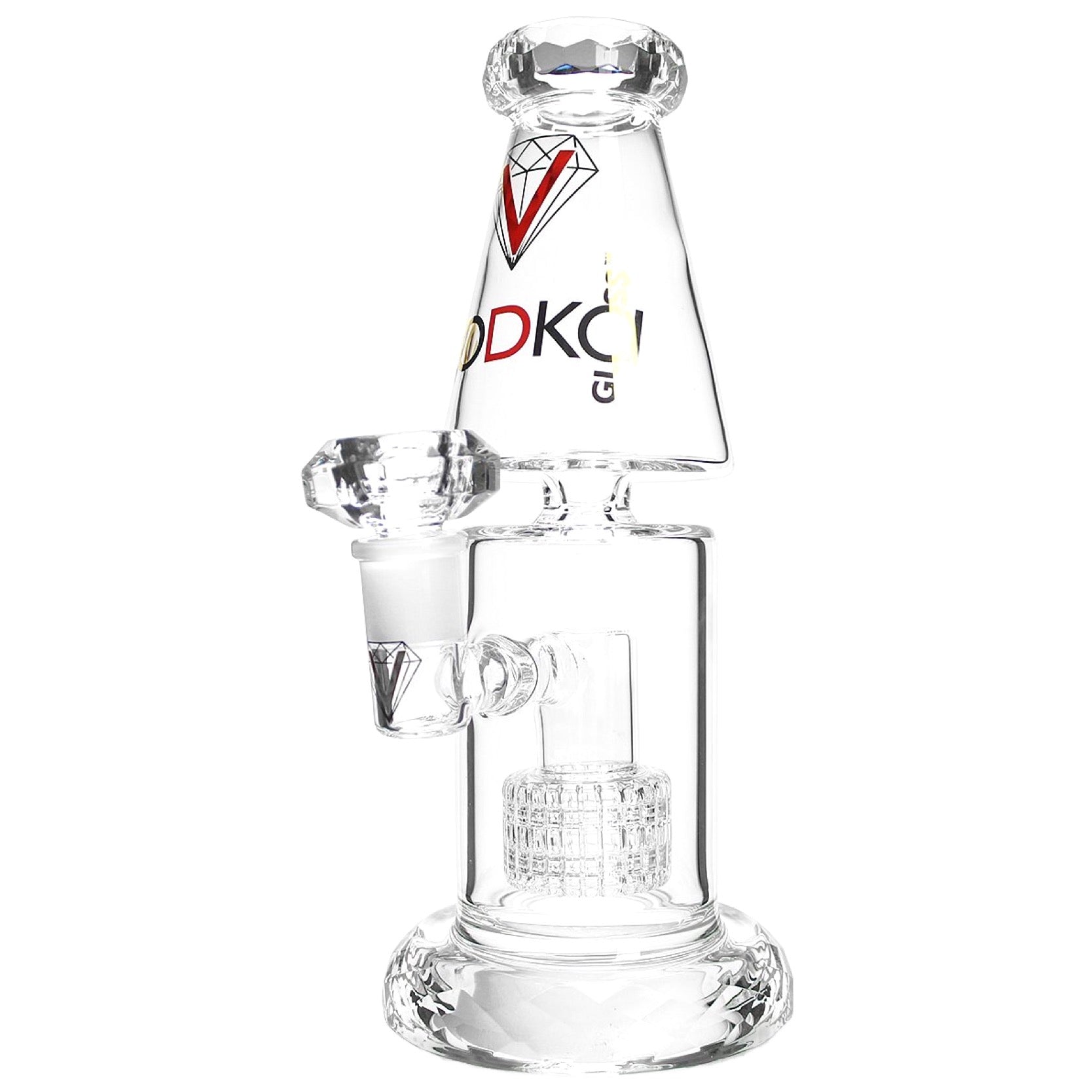 Shop Vodka Glass "Rose Quartz" - 10.5” Diamond Series Bong in australian