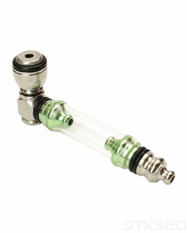Shop Big Pipe 3.5" Bonz Clear Metal Pipe in australian