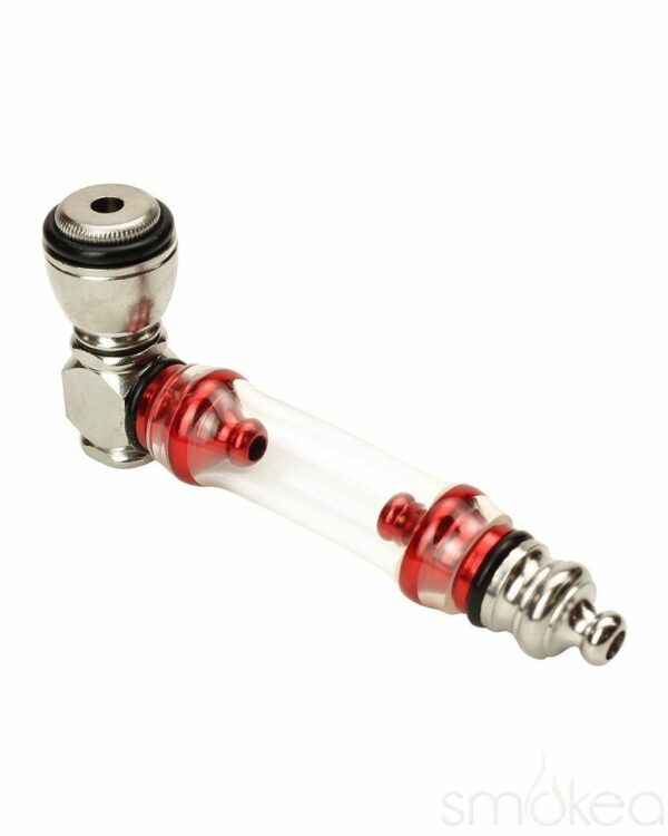 Shop Big Pipe 3.5" Bonz Clear Metal Pipe in australian