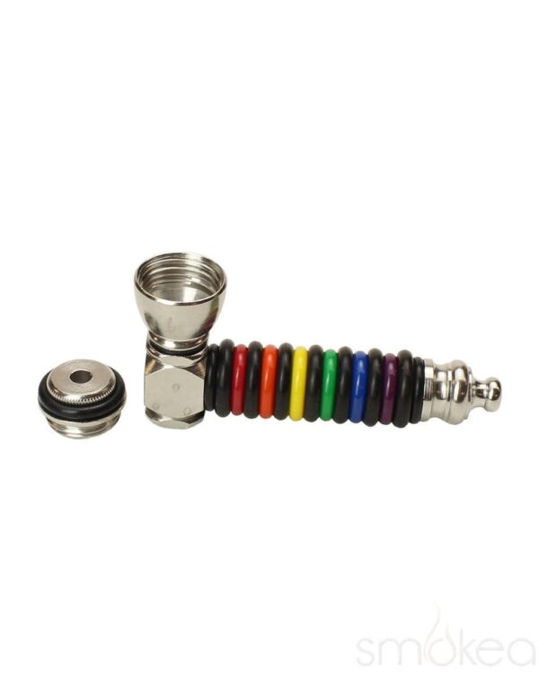 Shop Big Pipe 3.5" Pride Fruit Stripe Metal Pipe in australian