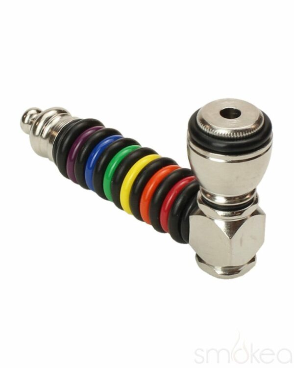 Shop Big Pipe 3.5" Pride Fruit Stripe Metal Pipe in australian