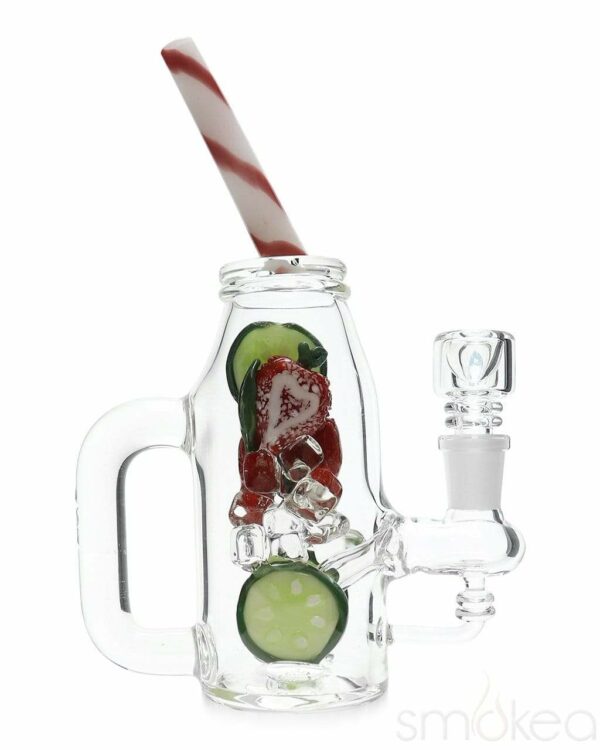 Shop Empire Glassworks Icy Strawberry Cucumber Detox Bong in australian