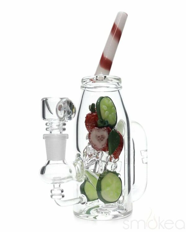 Shop Empire Glassworks Icy Strawberry Cucumber Detox Bong in australian