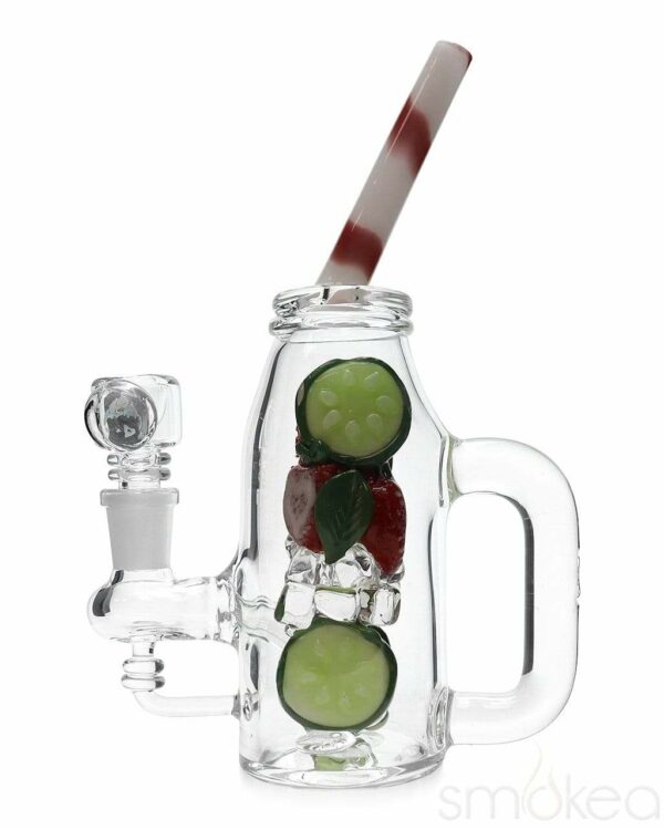 Shop Empire Glassworks Icy Strawberry Cucumber Detox Bong in australian