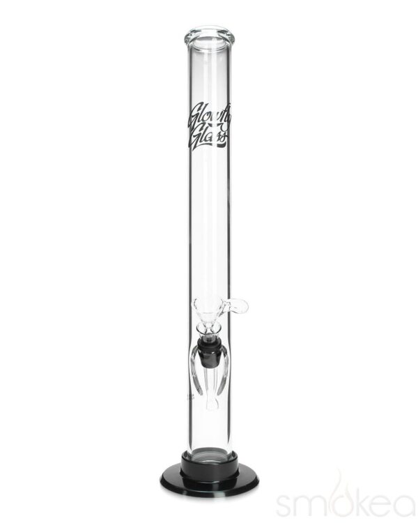 Shop Glowfly Glass 15" Straight Bong w/ Removable Base in australian