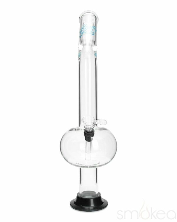 Shop Glowfly Glass 18" Bent Bubble Bong w/ Removable Base in australian