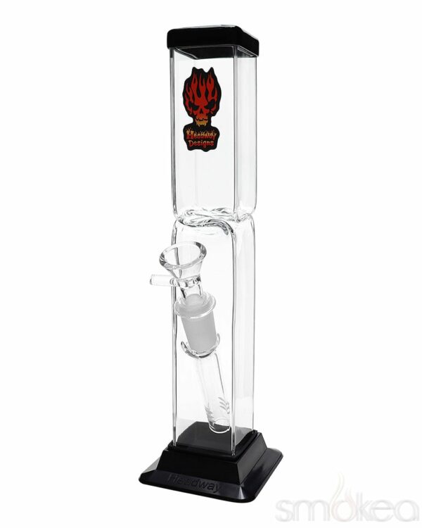Shop Headway Square Glass on Glass Ice Catcher Acrylic Bong in australian