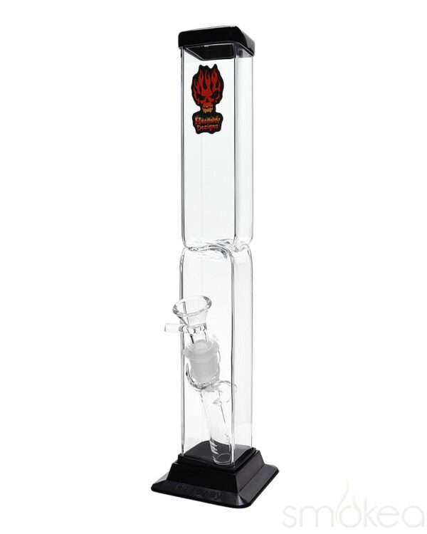 Shop Headway Square Glass on Glass Ice Catcher Acrylic Bong in australian