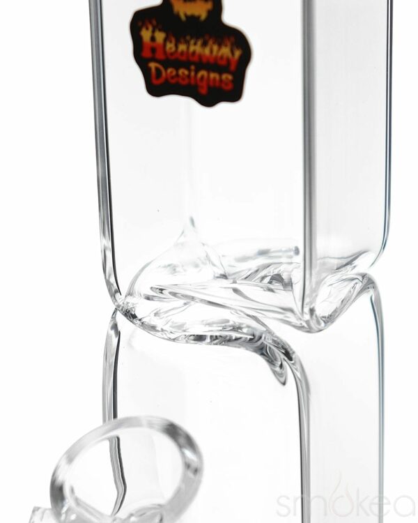 Shop Headway Square Glass on Glass Ice Catcher Acrylic Bong in australian