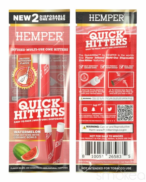Shop Hemper Quick Hitters Disposable One Hitters (2-Pack) in australian