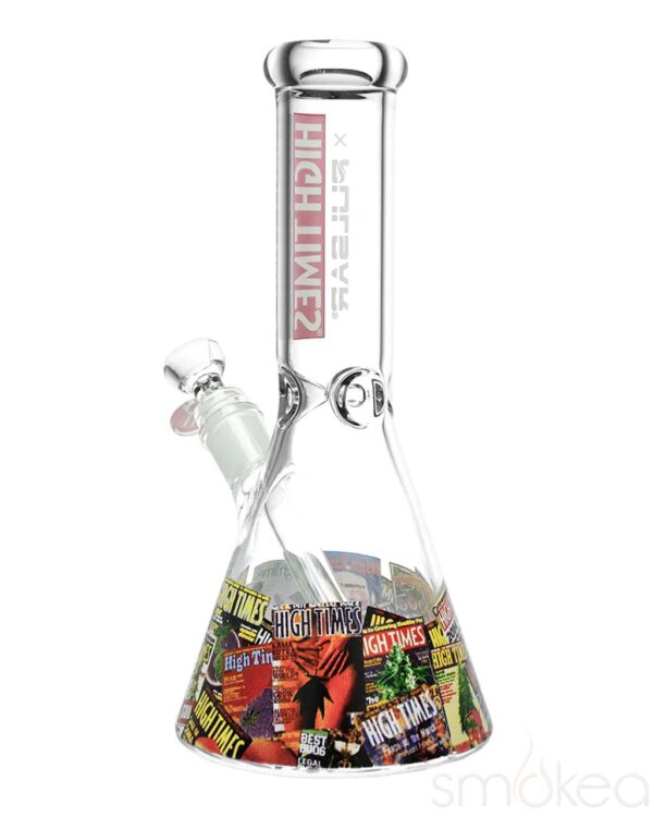 Shop High Times x Pulsar Magazine Covers Beaker Bong in australian