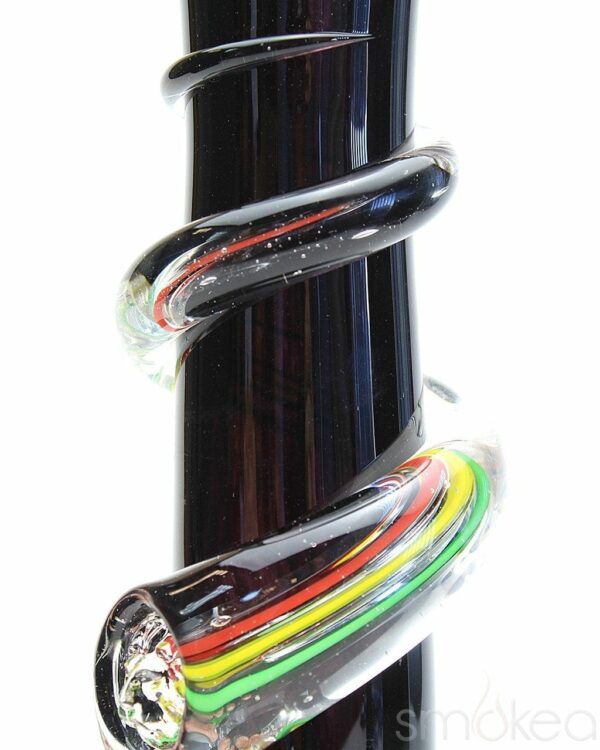 Shop Noble Glass Small Rasta Wrapped Soft Glass Bong in australian