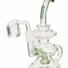 Shop Ooze Rip Tide Mini Recycler Dab Rig in australian
