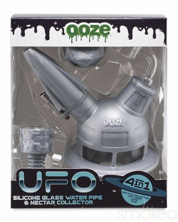 Shop Ooze UFO Silicone Water Pipe & Dab Straw in australian