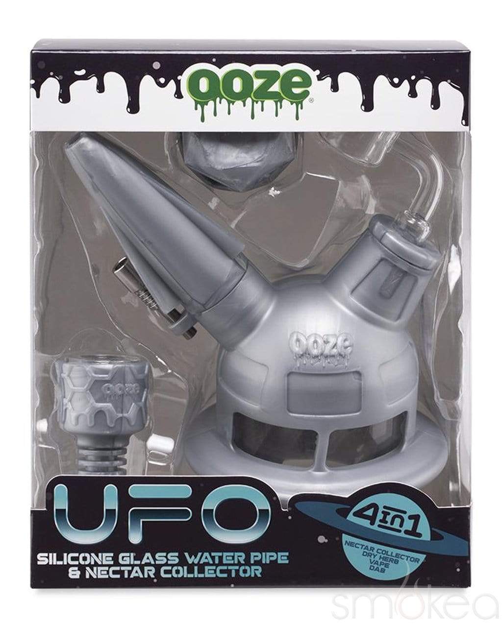 Shop Ooze UFO Silicone Water Pipe & Dab Straw in australian