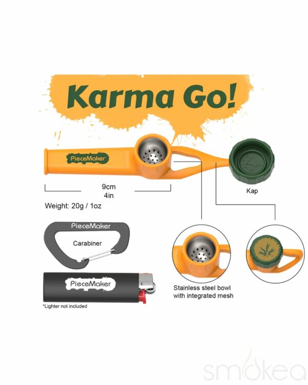 Shop Piecemaker Karma Go! Silicone Pocket Pipe in australian
