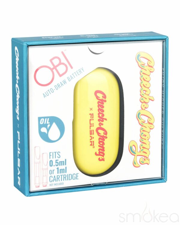 Shop Pulsar x Cheech & Chong's Obi Auto-Draw Vape Cartridge Battery in australian
