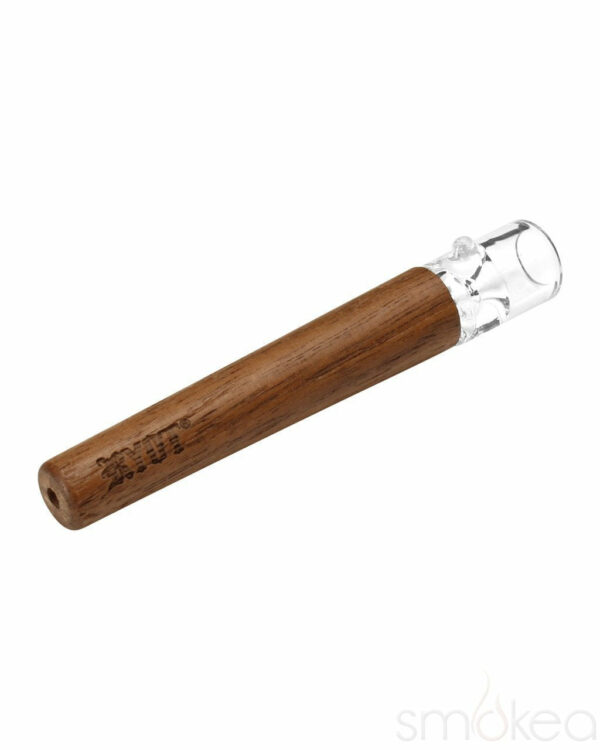 Shop RYOT 12mm Large Wood One Hitter Bat w/ Glass Tip in australian