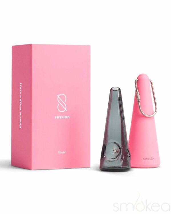 Shop Session Hand Pipe w/ Silicone Case & Carabiner in australian