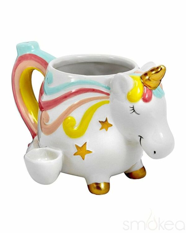 Shop SMOKEA Ceramic Unicorn Coffee Mug Pipe in australian