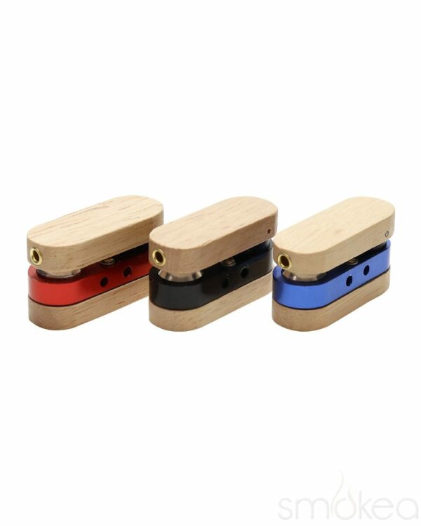Shop SMOKEA Rotatable Wood Pocket Pipe in australian