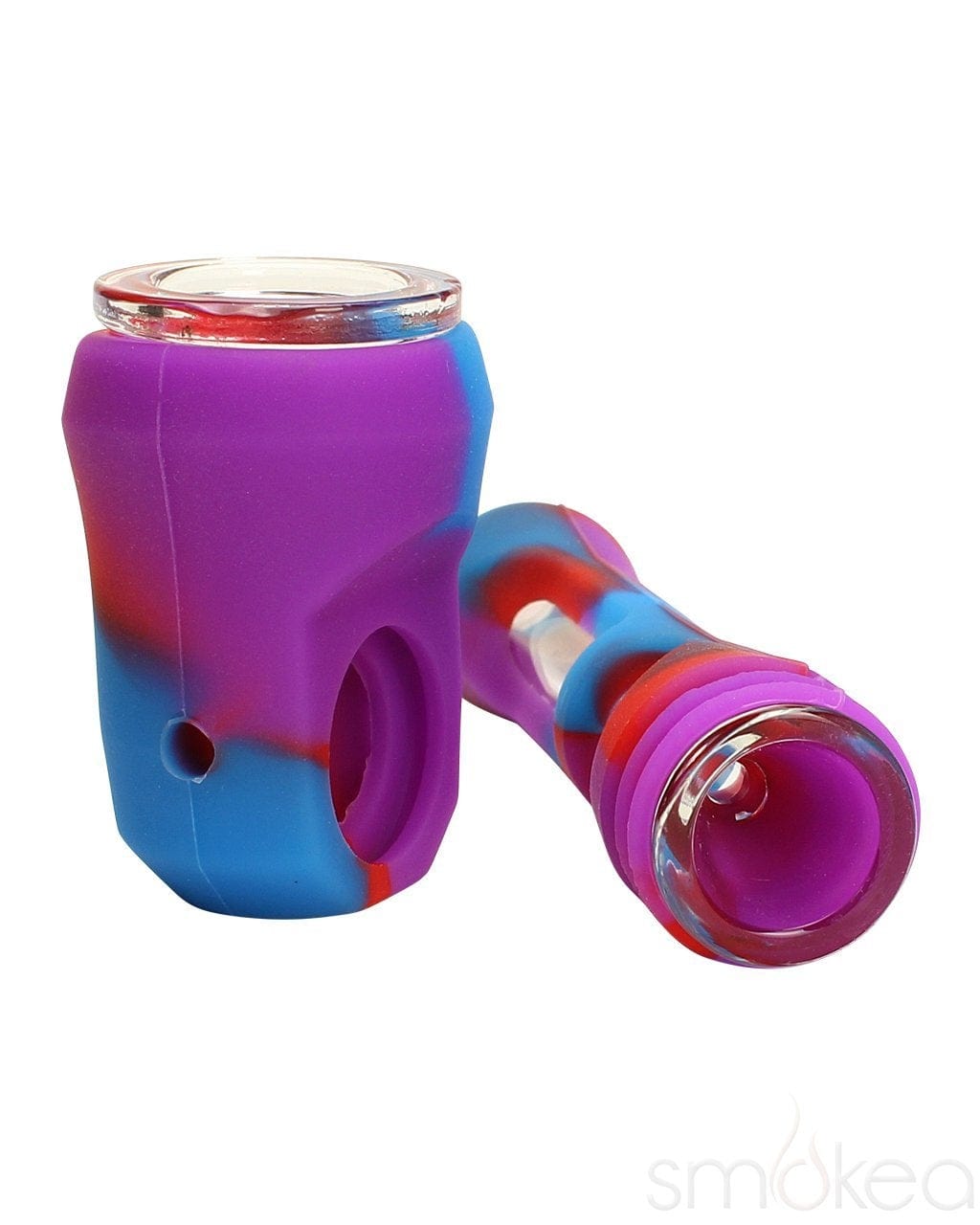 Shop SMOKEA Silicone/Glass 2-in-1 Pipe & Chillum in australian