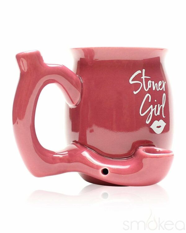 Shop SMOKEA "Stoner Girl" Ceramic Coffee Mug Pipe in australian